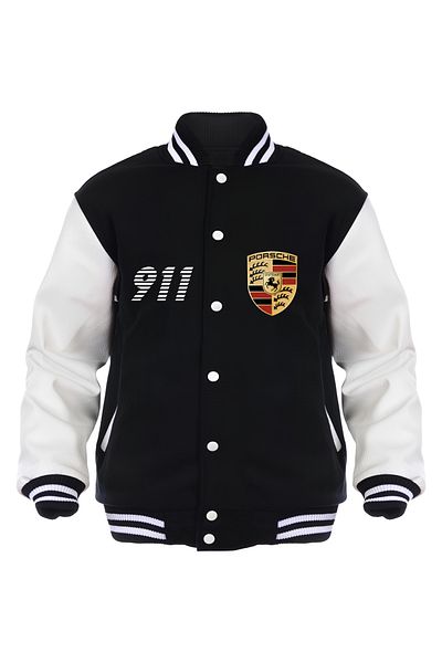 Edizen Need Money - Porsche Printed 2024 Oversize Premium College Jacket 100% βαμβάκι