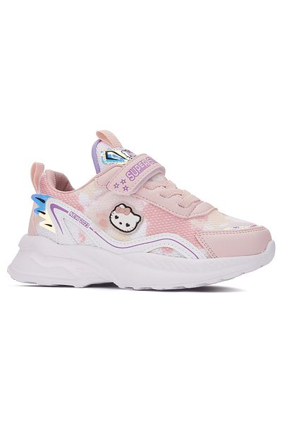 İmerShoes Pantofi roz unisex pentru copii - Pantofi sport cu talpă anti-alunecare ușoare cu șireturi și velcro 1907