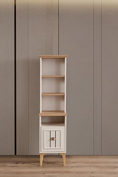 Genel Markalar Bella Kitaplık Genç Kitap Rafı Premium Kapaklı Dikey Kitaplık Raf