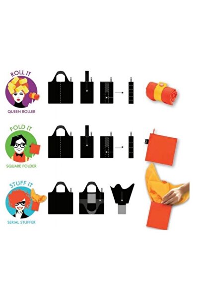 LOQI Strong and Water Resistant Recyclable Shopping and Beach Bag That Can Carry 20kg