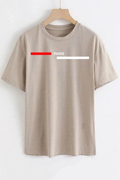 oneagılyazı Oversize kroj Paris Štampano T-shirt