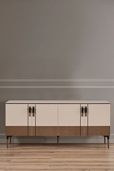 Genel Markalar Viva Konsol Kapaklı Dolap Raflı Konsol Aynasız Mobilya