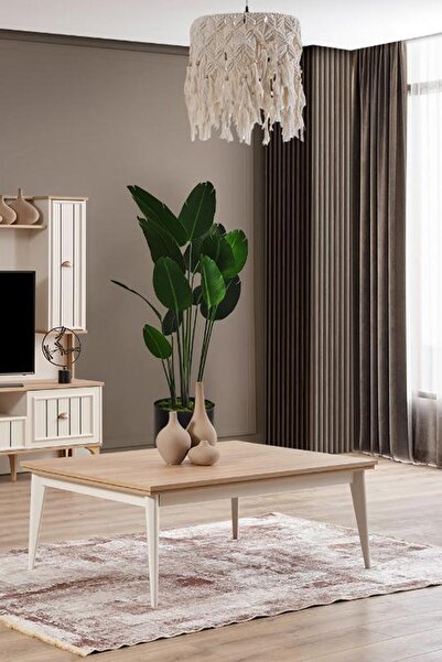 Genel Markalar Bella 121 Orta Sehpa Salon Masası Oturma Odası Sehpası Premium