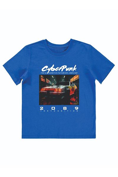 Cevval Μπλουζάκι με στάμπα Cyber ​​Punk για αγόρι