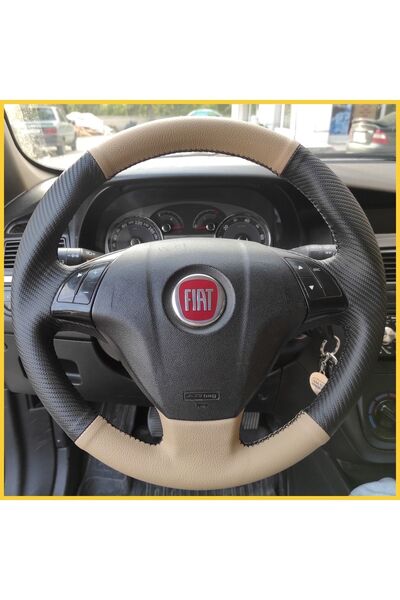 imza direksiyon kılıfı Fiat Linea Tuşlu Araca Özel Direksiyon Kılıfı (karbon ...