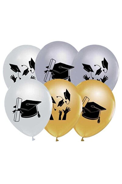 parti sürprizi Graduation Party Mixed Color Metallic Latex Balloon 10 Pcs