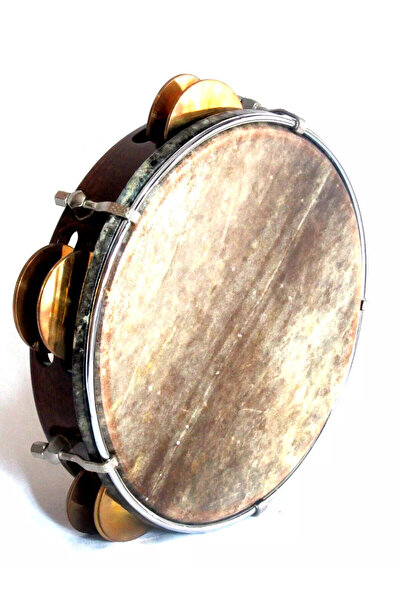 Unosell Zilli Tef Balık Derili 22 cm, Fish Skin Riq Marine Tef W /Cymbals