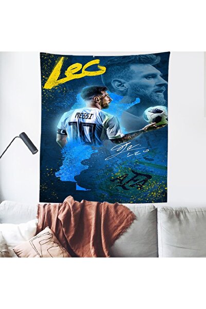 GREENDECOR Tapet cu semnătură a lui Lionel Messi Tapet cu stea mondială a lui...