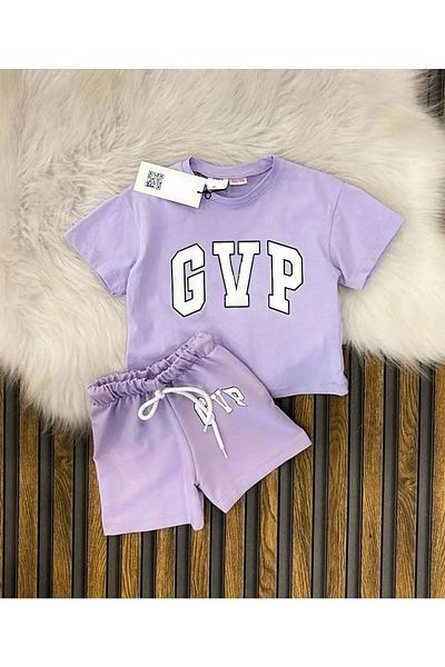 Hamham kids Girl's Summer Bottom Top Set 100% Cotton Stretchy Fabric