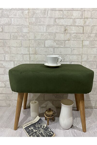 arkın koltuk döşeme puf, yeşil puf, ahşap ayak ,spor dikiş, modern tasarım ,ş...