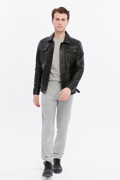 CE-YIL DERİ ÜRÜNLERİ Genuine Leather Coat