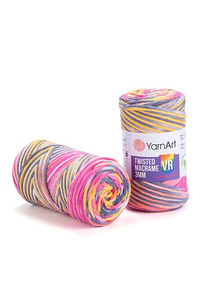 Yarnart Twisted Macrame 3mm Vr - 913 - Macrame Knitted Ebruli