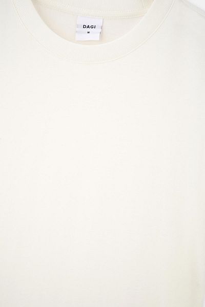 Dagi Crew Neck White Short Sleeve Supima T-Shirt