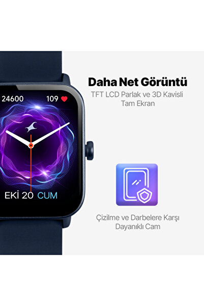 Ttec Tempus 46mm TFT Ekranlı Dikdörtgen Kasa Akıllı Saat