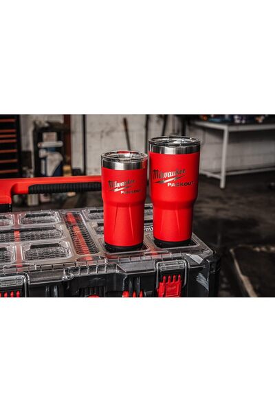 Milwaukee Packout Kırmızı Matara Bardak 887 Ml 4932479075