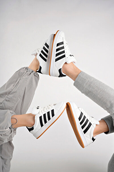 Freemax Spor Sneaker Ayakkabı Beyaz Siyah
