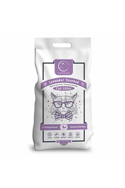 SOPHRESH Ls250 Lavanta Kokulu Topaklanan Kedi Kumu 10 Lt / Cat Litter