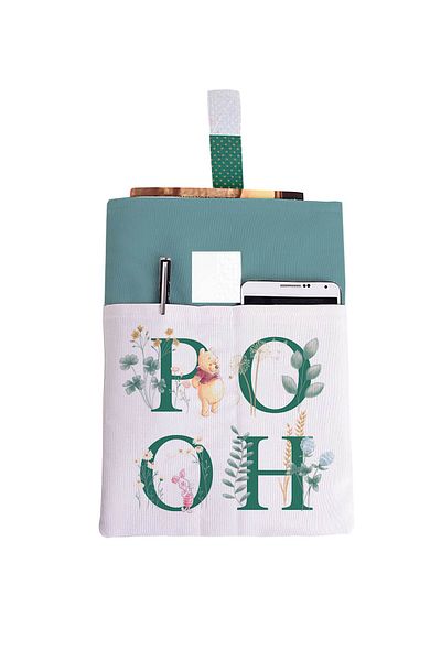 HRS Τσάντα βιβλίου πολλαπλών χρήσεων 20 x 25 cm με σχέδιο και τσέπες που πλένονται