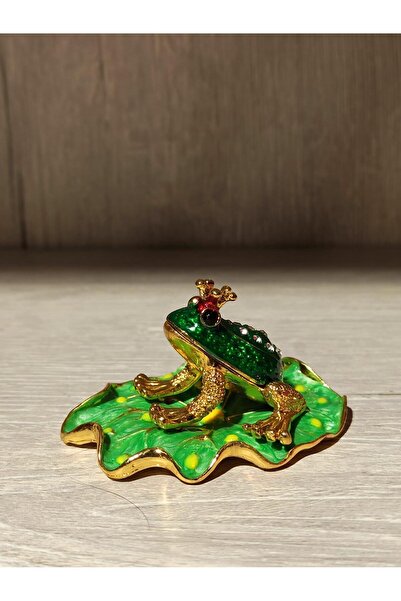 Miamantra Swarovski Taşlı Kurbağa Mücevherlik / Dekoratif Biblo