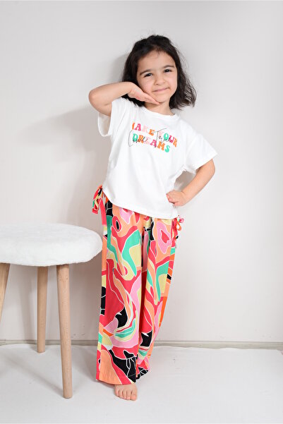 KİDSPİTİRCİK Крем-кольоровий комплект для дівчаток