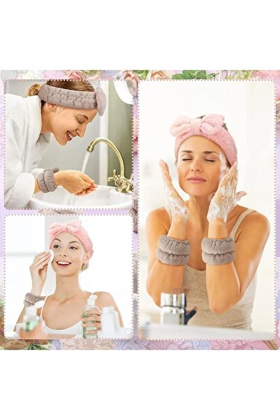 pistore Ζευγάρι έγχρωμες πετσέτες που πλένουν τον καρπό Αθλητικό βραχιόλι σπα