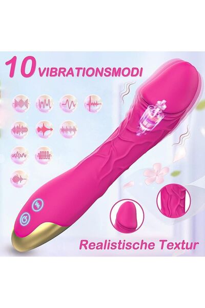YYB Kadınlar için G-Spot Vibratör 10 Titreşimli Vibratör Vibratör Klitoral Stimülatör Oyuncakları P