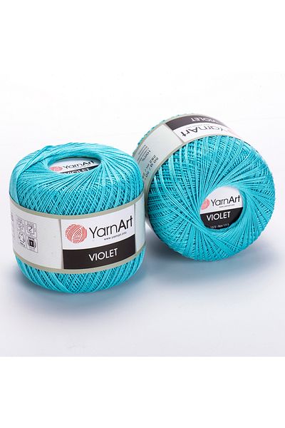 Yarnart Violet - Mercerized Lace Thread Light Turquoise-5353