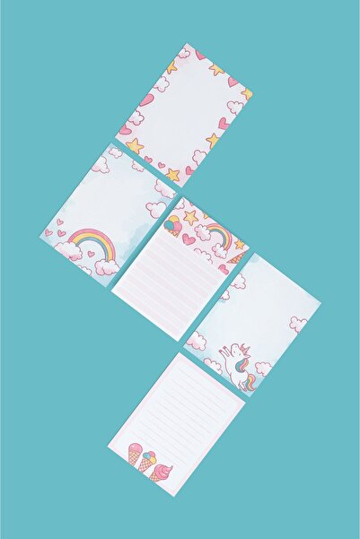 Grdall 5 Adet - A6 Ebat Mini Bloknot, Notepad, Memopad, Yapılacaklar Listesi,...