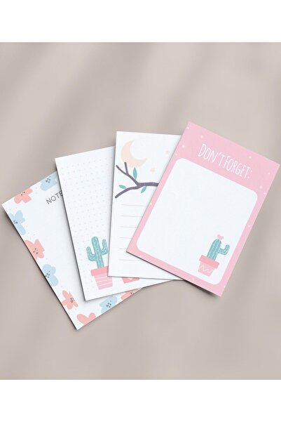 Grdall 4 قطع من لوحة مذكرة صغيرة مقاس A6 - لوحة ملاحظات، لوحة مذكرة، قائمة ال...