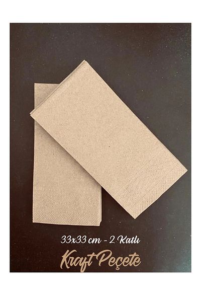 parti pera Kraft Waiter Fold Napkin 16 Pack, Kraft Napkin