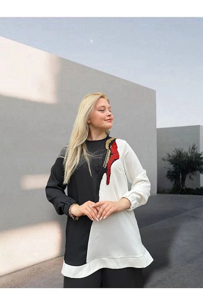 FUAT GÜRSEN Bead Detailed Tunic