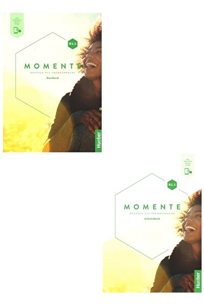 Hueber Yayınları Momente B1.1 Kursbuch + Arbeitsbuch Mit Plus Interactive Ver...