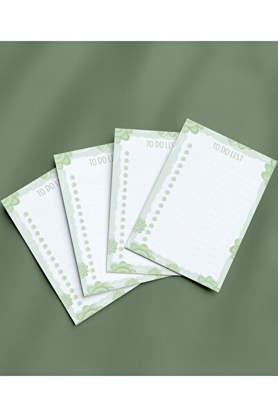 Grdall 4 قطع من لوحة مذكرة صغيرة مقاس A6 - لوحة ملاحظات، لوحة مذكرة، قائمة ال...