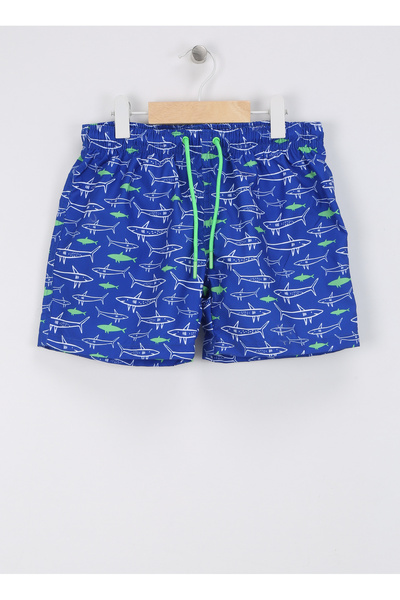 SLIPSTOP Koyu Mavi Erkek Çocuk Şort Mayo SO2431000003