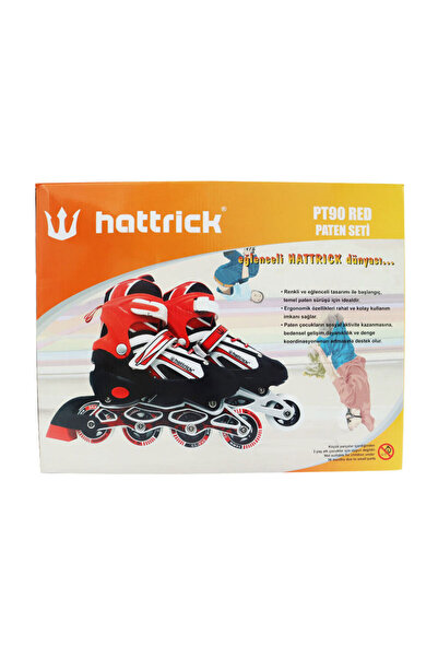 Hattrick PT 90 Kırmızı Paten M 34-37