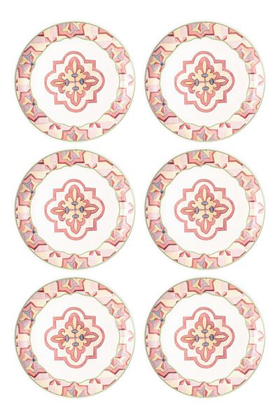 The Mia Dolce Vita Set of 6 Plates - 26 cm