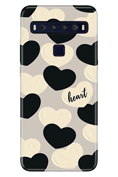 TCL 10L Uyumlu Kılıf Resimli Desenli Silikon Heart