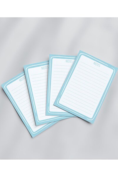 Grdall 4 قطع - مقاس A6 - مذكرة غراء علوي - مذكرة غراء - حامل ملاحظات منقوش - لوحة ملاحظات - دفتر ملاحظات