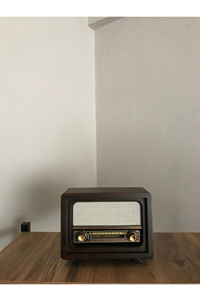 NOSTALJİM Bluetooth, Usb, Fm Radyo Özellikli Nostaljik Radyo, Adaptör, Şarjlı...