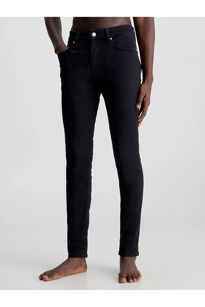 Calvin Klein Erkek CK SUPER SKINNY Jean Pantolon - Siyah