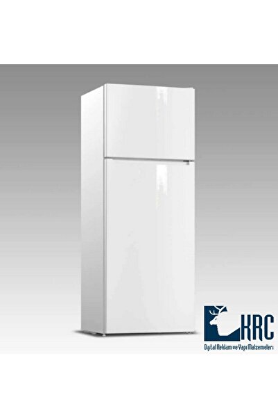 KRCDİJİTAL أبيض ساطع - رقاقة طلاء للثلاجة وغسالة الأطباق مقاس 50 سم × 10 م ذاتية اللصق