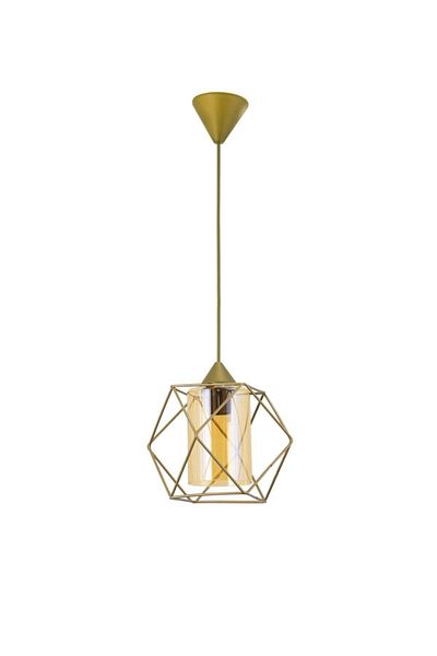 Lambadar Modern Sports Square Geometric Triple Antique Balcam Metal Pendant Lamp Chandelier