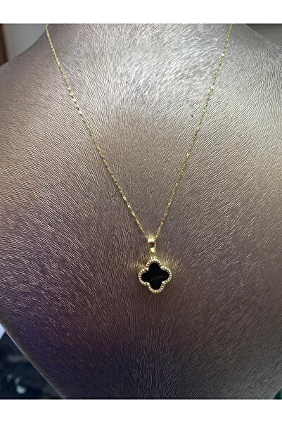 RUHBAŞ PIRLANTA 14 AYAR ALTIN PULLU ZİNCİR YONCALI KOLYE