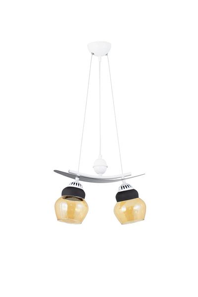 Lambadar Single Modern Style Boat Model Metal Glass Pendant Lamp Chandelier