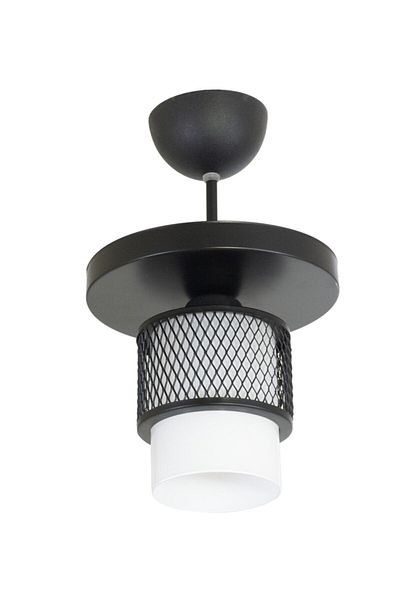 Lambadar Triple White Glass Cage Model Modern Plafonier Chandelier