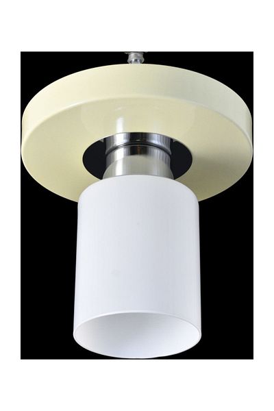Lambadar Single Modern Sports Model Round Tray Cream Chandelier