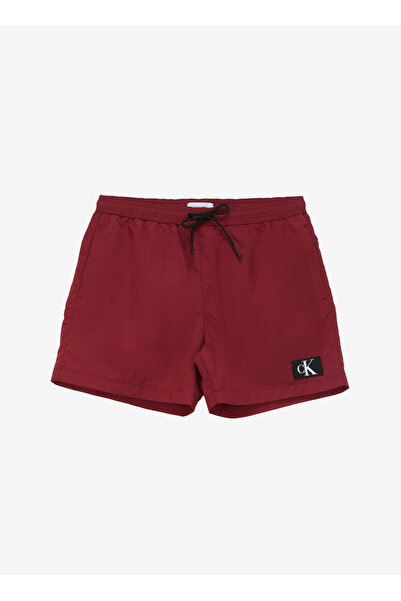 Calvin Klein Kırmızı Erkek Şort Mayo KM0KM00980GCD