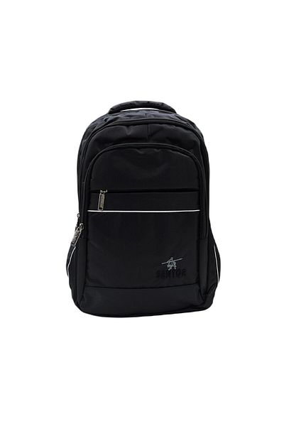Sentor Gray Striped 4 Compartment Laptop and School Backpack