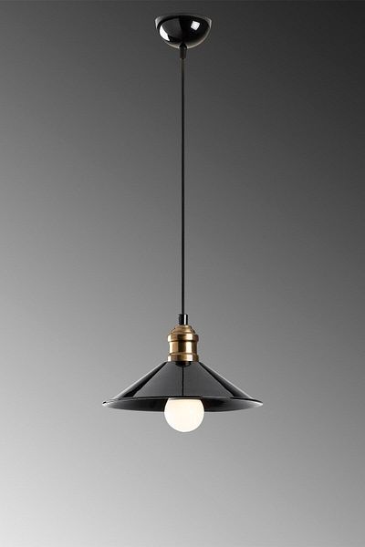 Lambadar Single Black Retro Rustic Model Modern Metal Pendant Lamp Chandelier