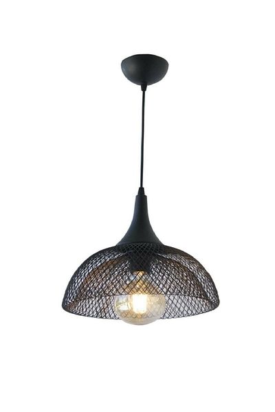 Lambadar Black Basket Model Pendant Lamp Chandelier
